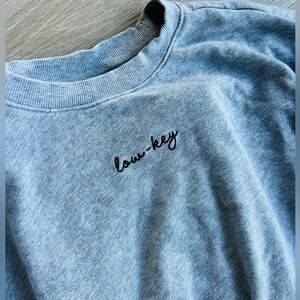 Old Navy Heather Gray Crew Neck Sweater